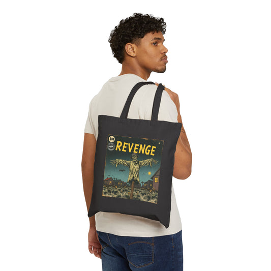 Revenge-Themed Cotton Canvas Tote Bag | Eco-Friendly Shopper