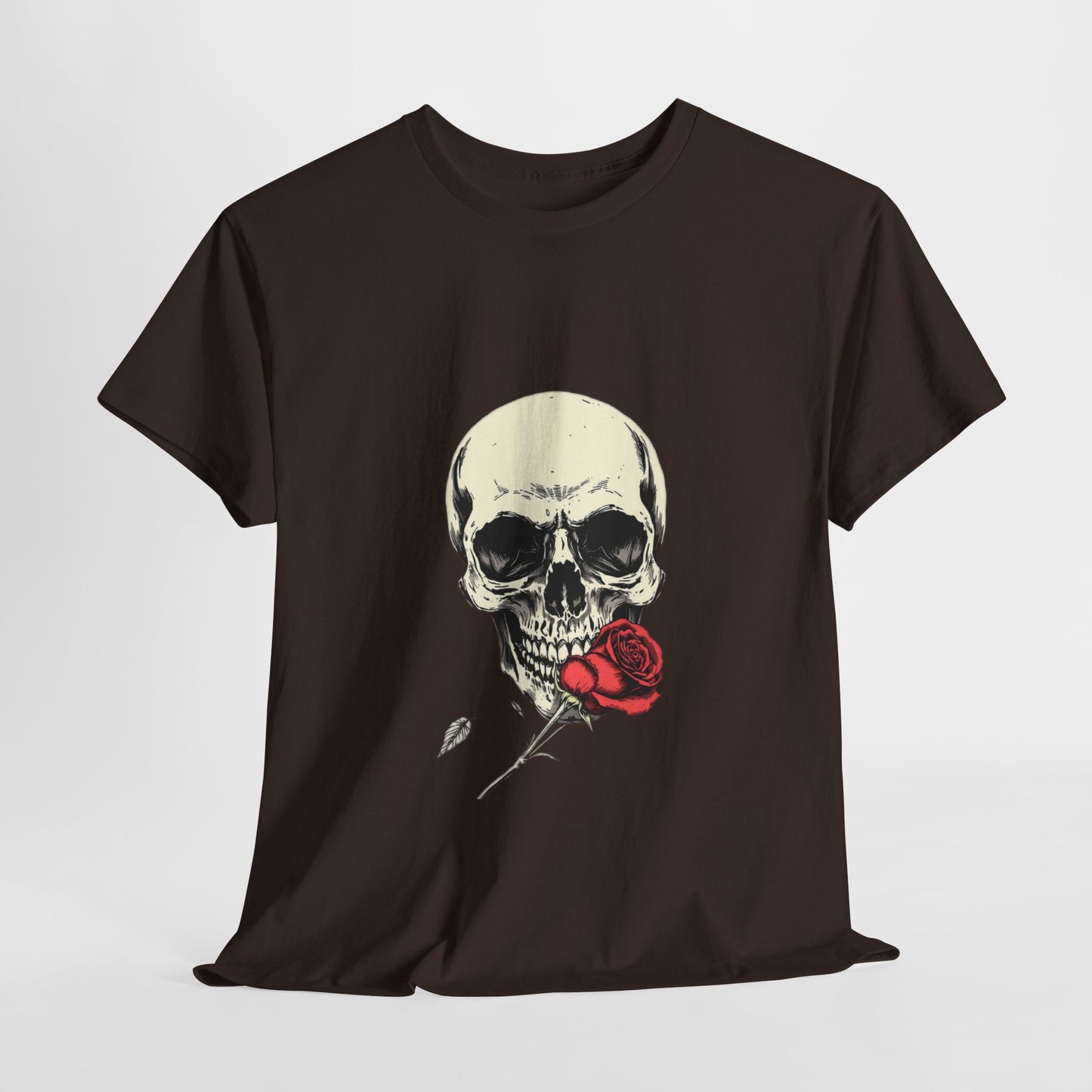 Gothic Y2k Skull Rose Unisex Tee