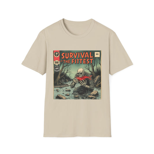 Vintage Comic Cover 'Survival of the Fittest' T-Shirt