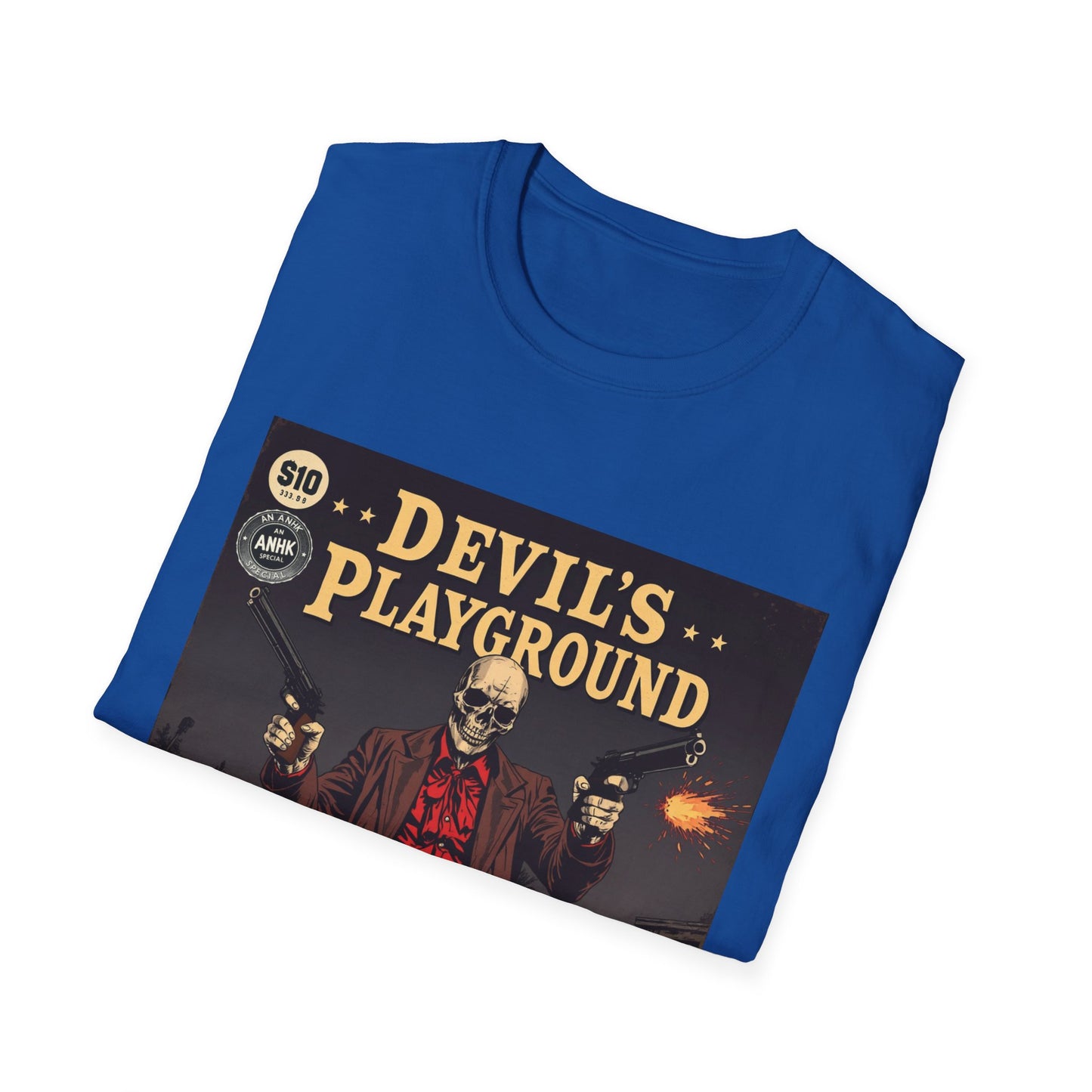 Vintage Comic Cover 'Devil's Playground' Graphic Tee