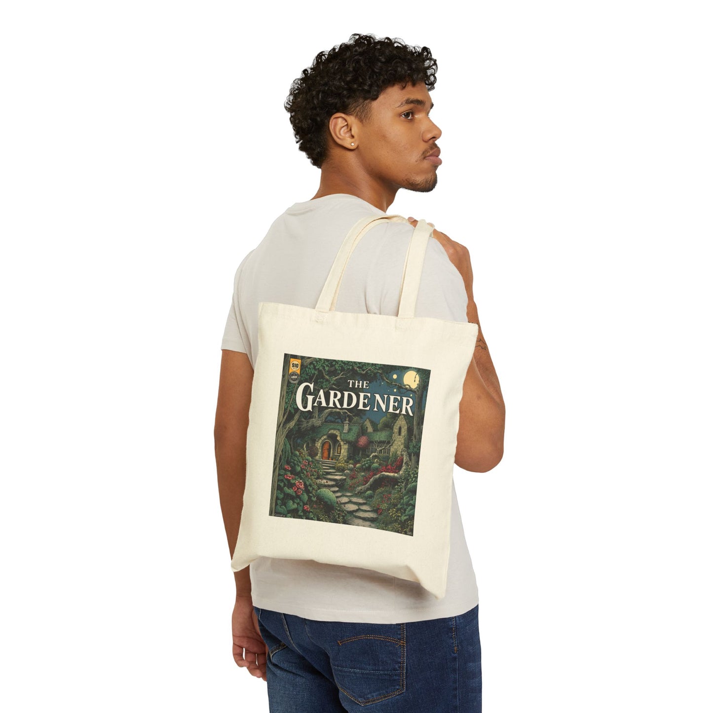 The Gardener Cotton Canvas Tote Bag