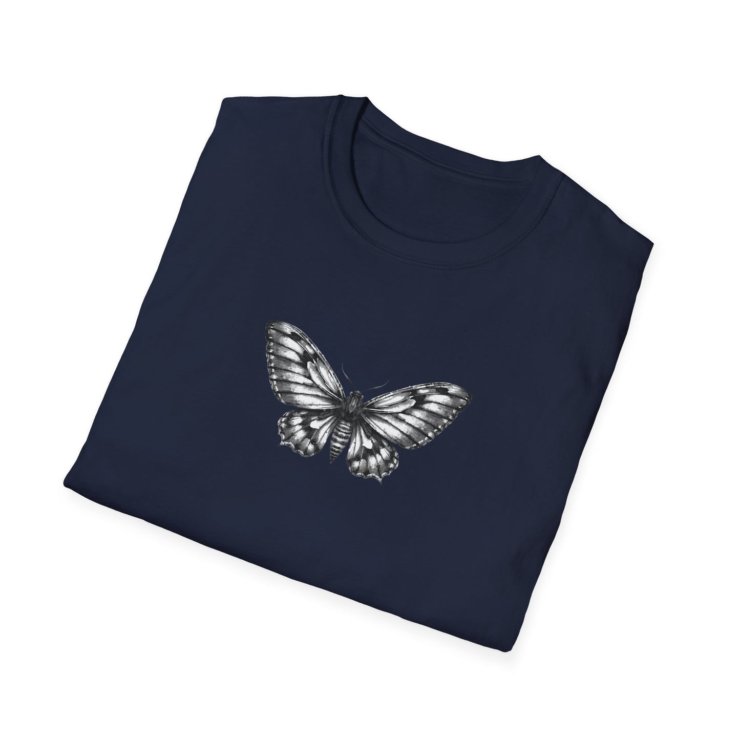 Gothic Y2k Moth Unisex Softstyle T-Shirt