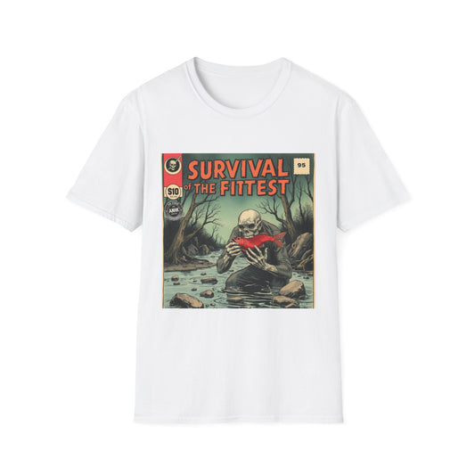 Vintage Comic Cover 'Survival' T-Shirt, Retro Style Tee