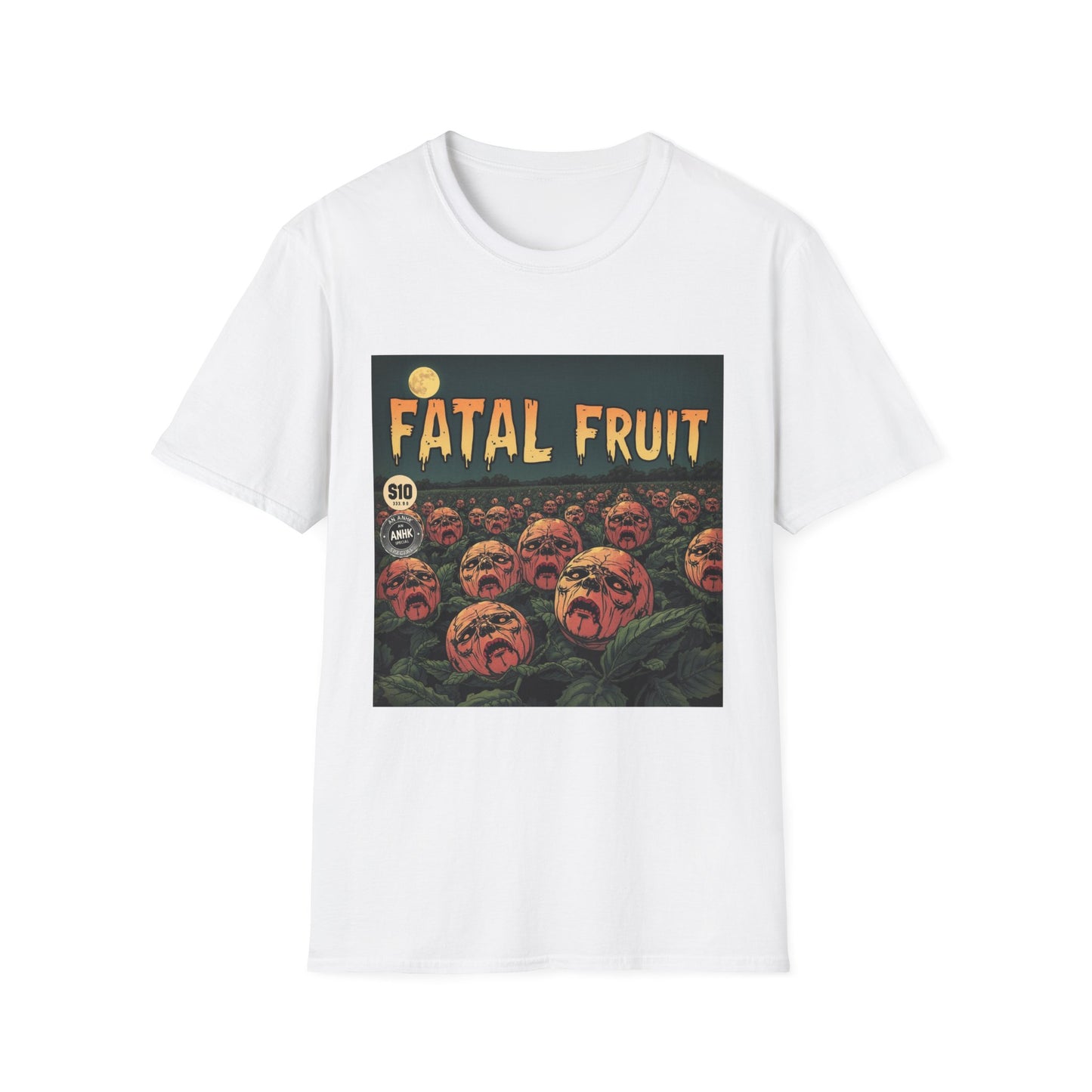 Vintage Comic Cover 'Fatal Fruit' Unisex Softstyle T-Shirt