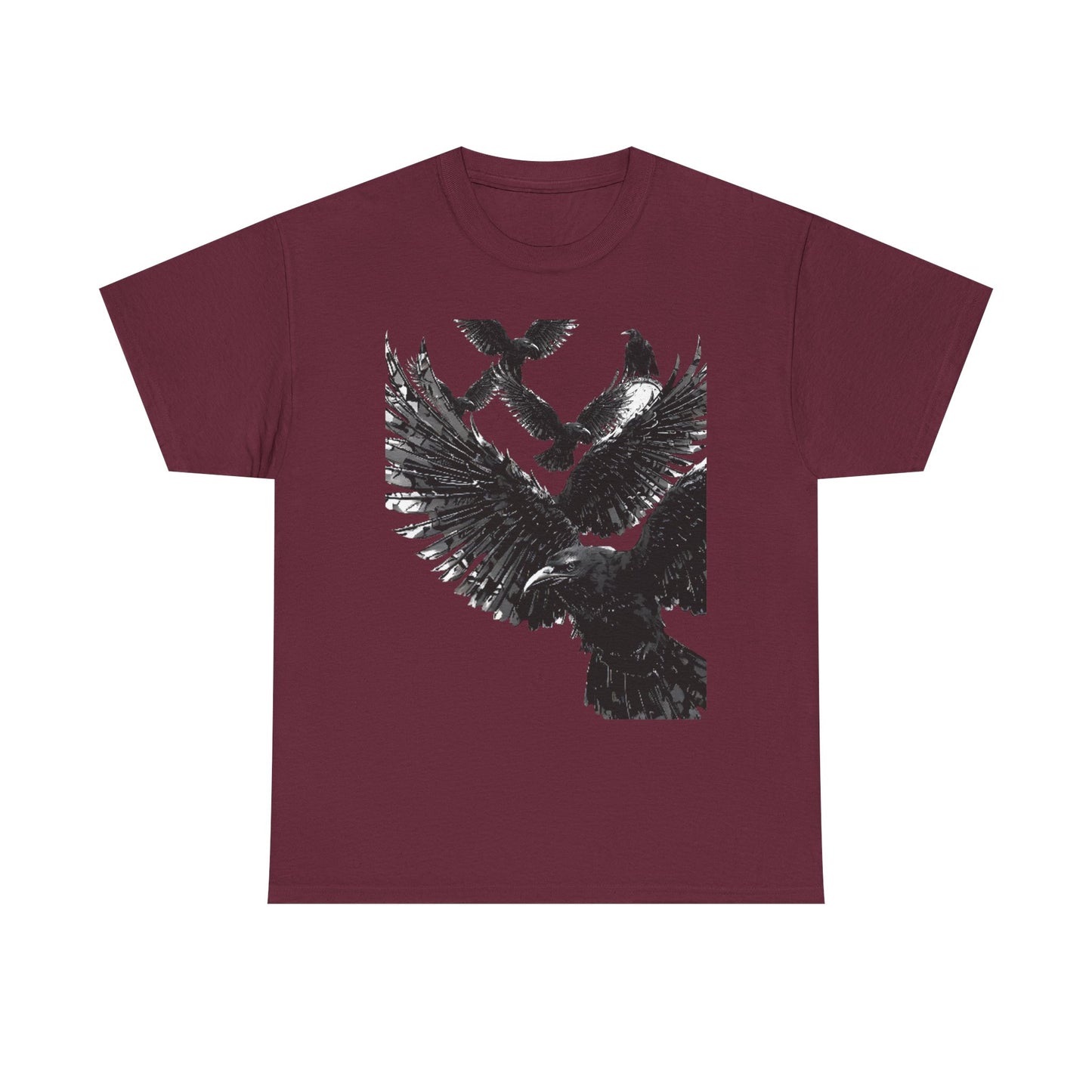 Gothic Raven Crow Graphic Tee