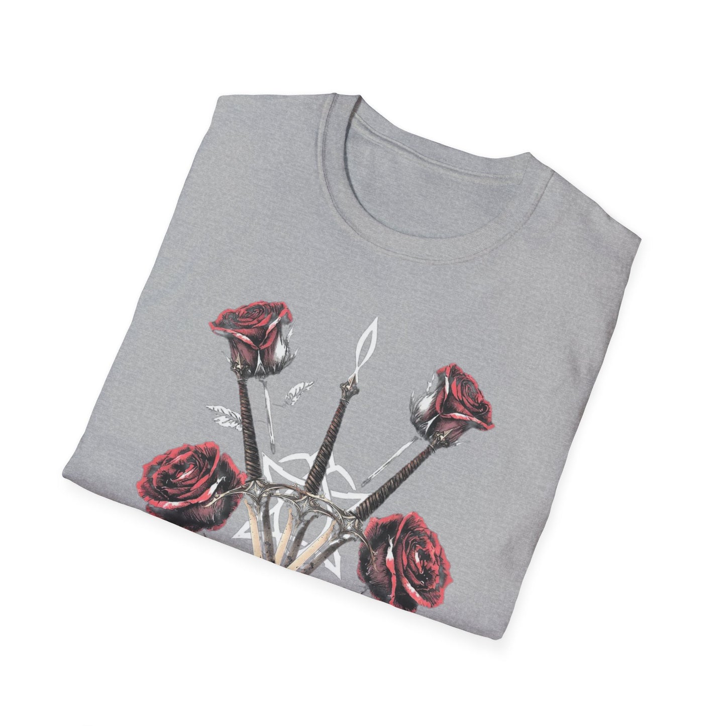 Gothic Y2k Rose & Sword Unisex T-Shirt