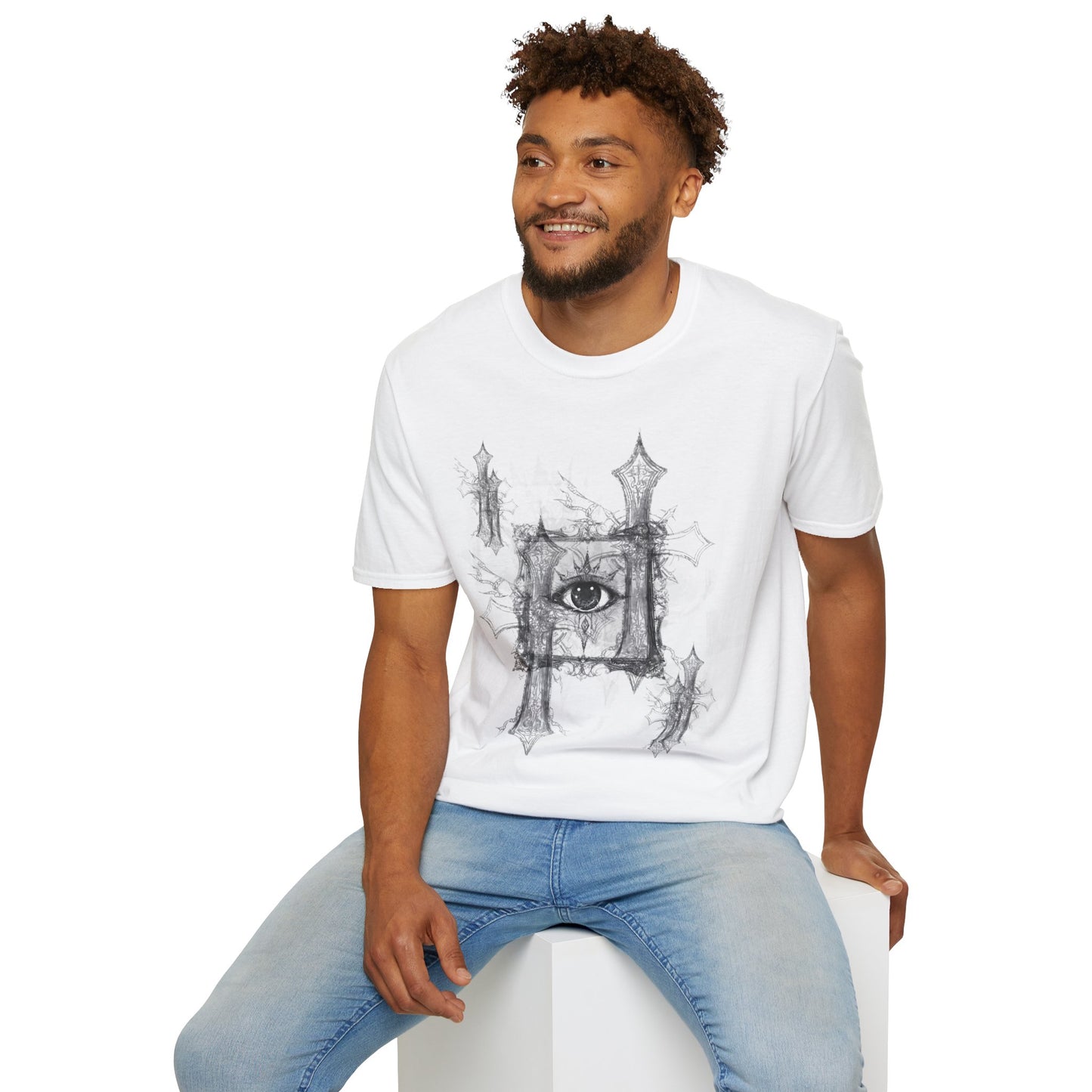Mystical Eye Unisex Softstyle T-Shirt