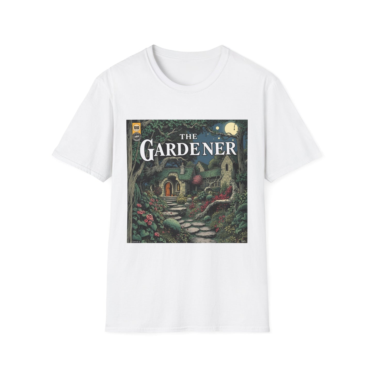 Vintage Comic Cover 'The Gardener' Unisex Softstyle T-Shirt