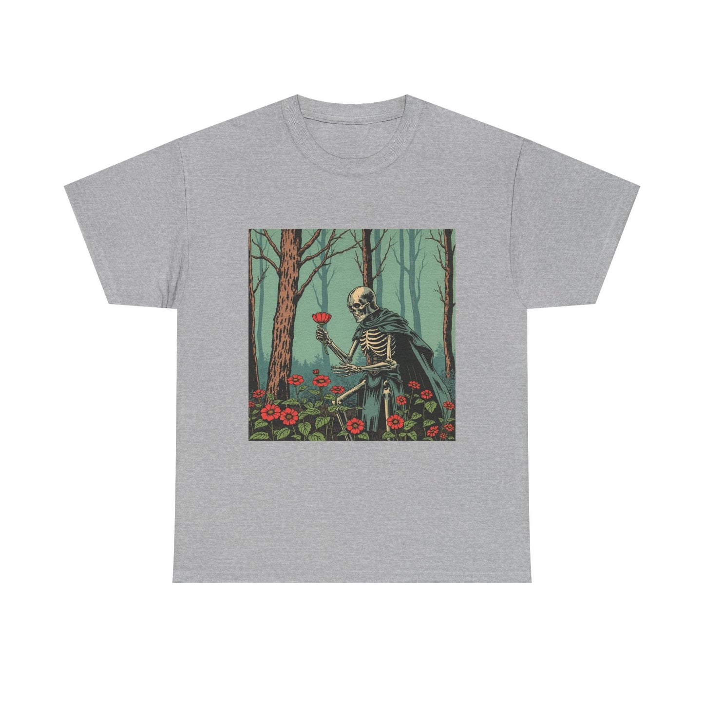 Skeleton in the Woods Unisex Heavy Cotton T-Shirt