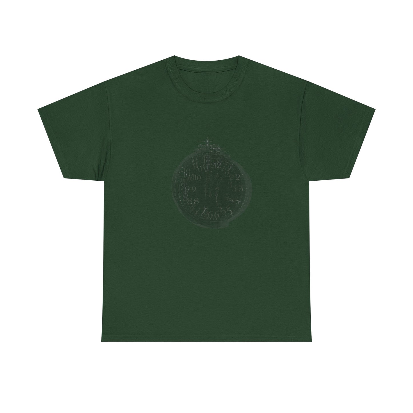 Gothic Y2k Clock Unisex Heavy Cotton Tee