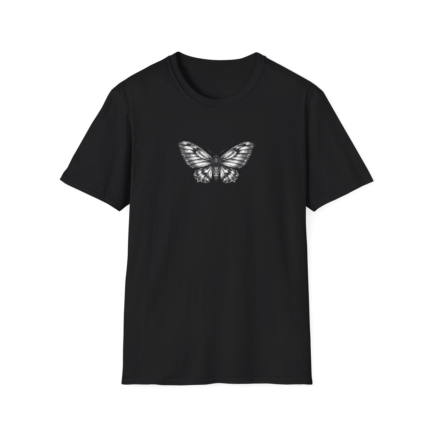 Gothic Y2k Moth Unisex Softstyle T-Shirt