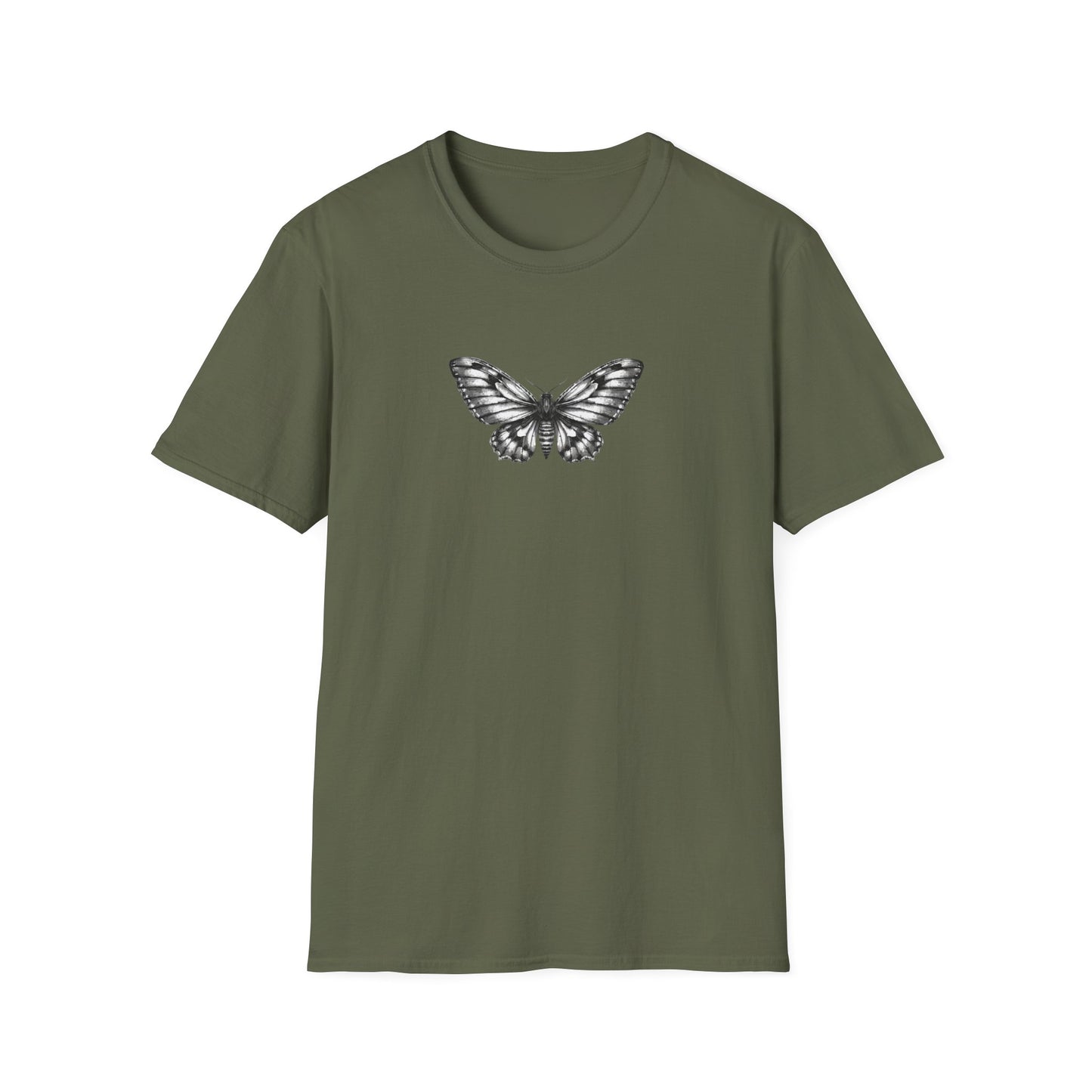 Gothic Y2k Moth Unisex Softstyle T-Shirt