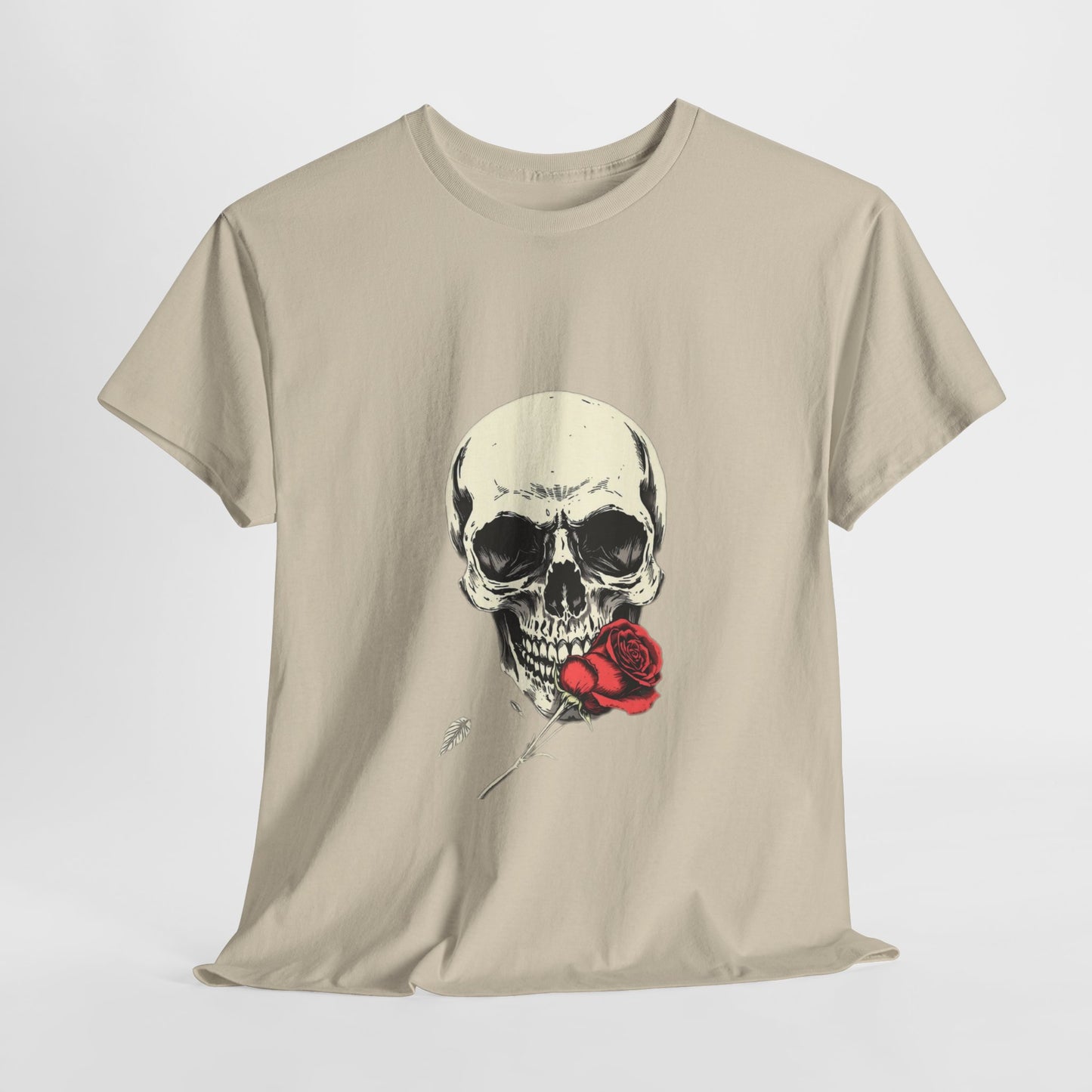 Gothic Y2k Skull Rose Unisex Tee