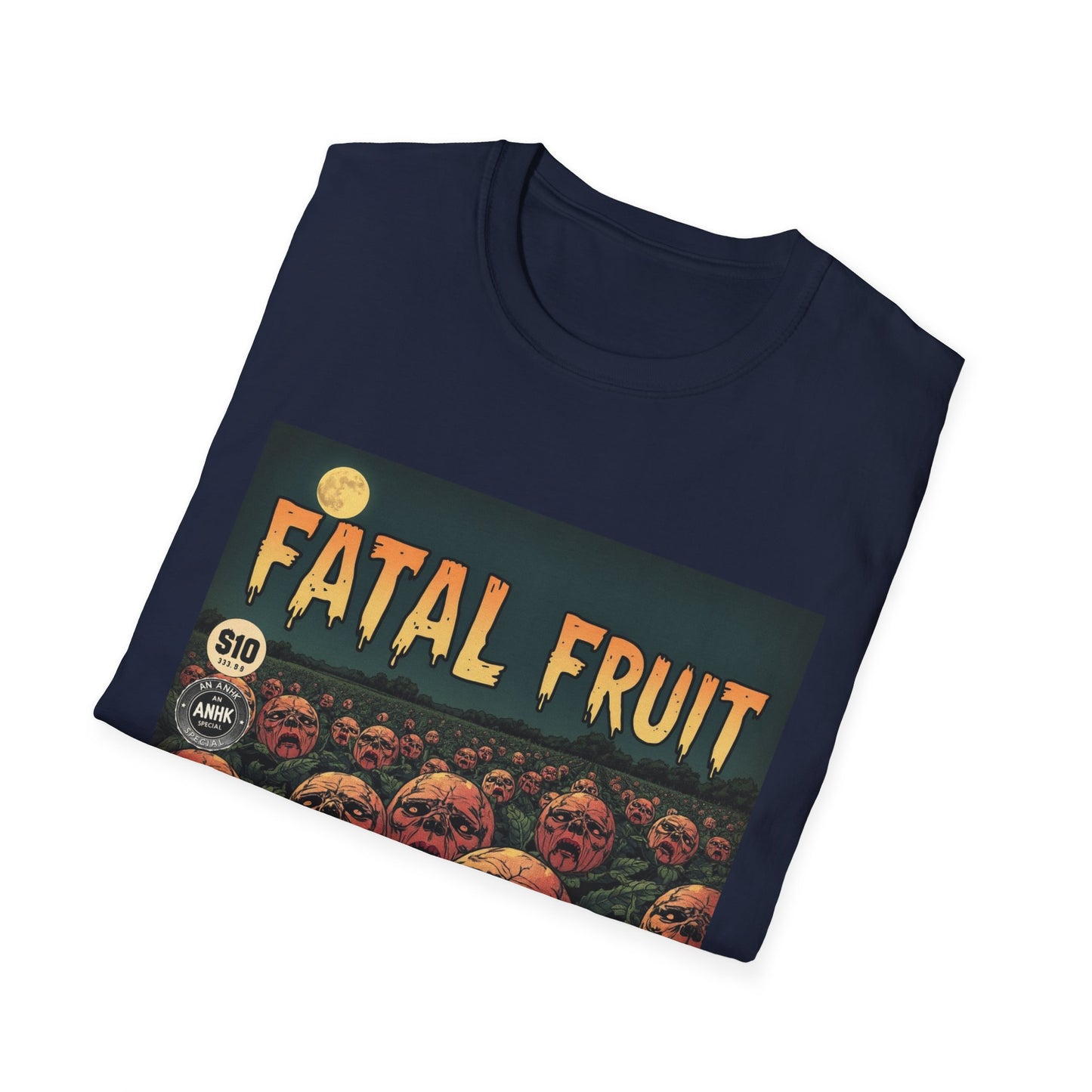 Vintage Comic Cover 'Fatal Fruit' Unisex Softstyle T-Shirt