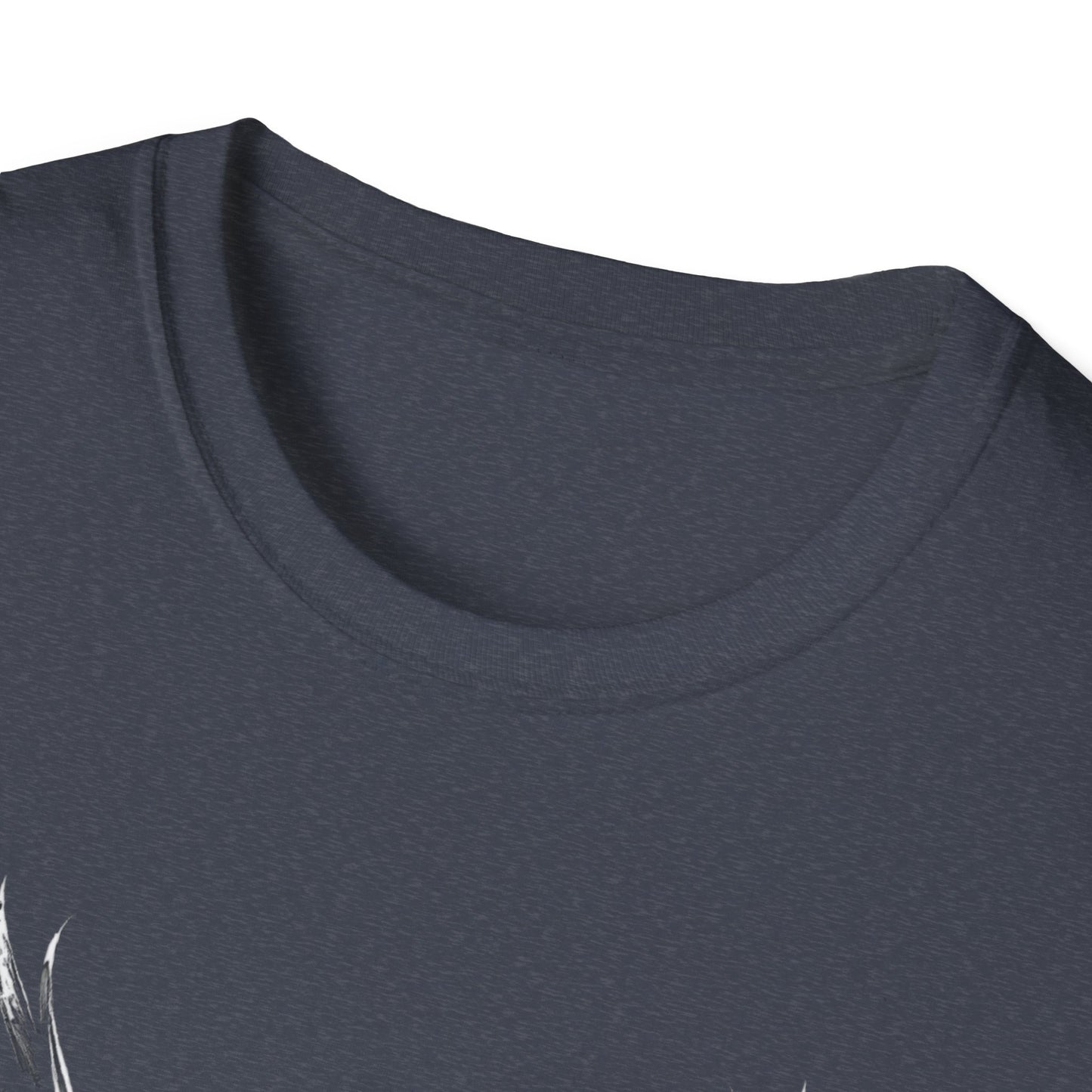 Gothic Y2k Unisex Softstyle T-Shirt with Edgy Sword Design