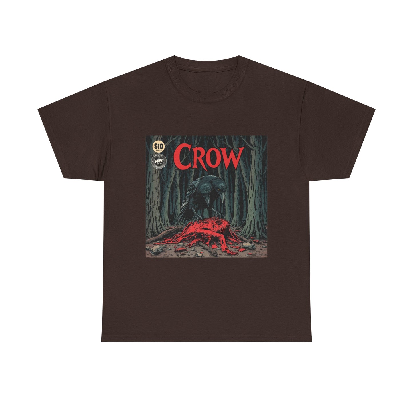 Vintage Comic Cover Crow Graphic Tee