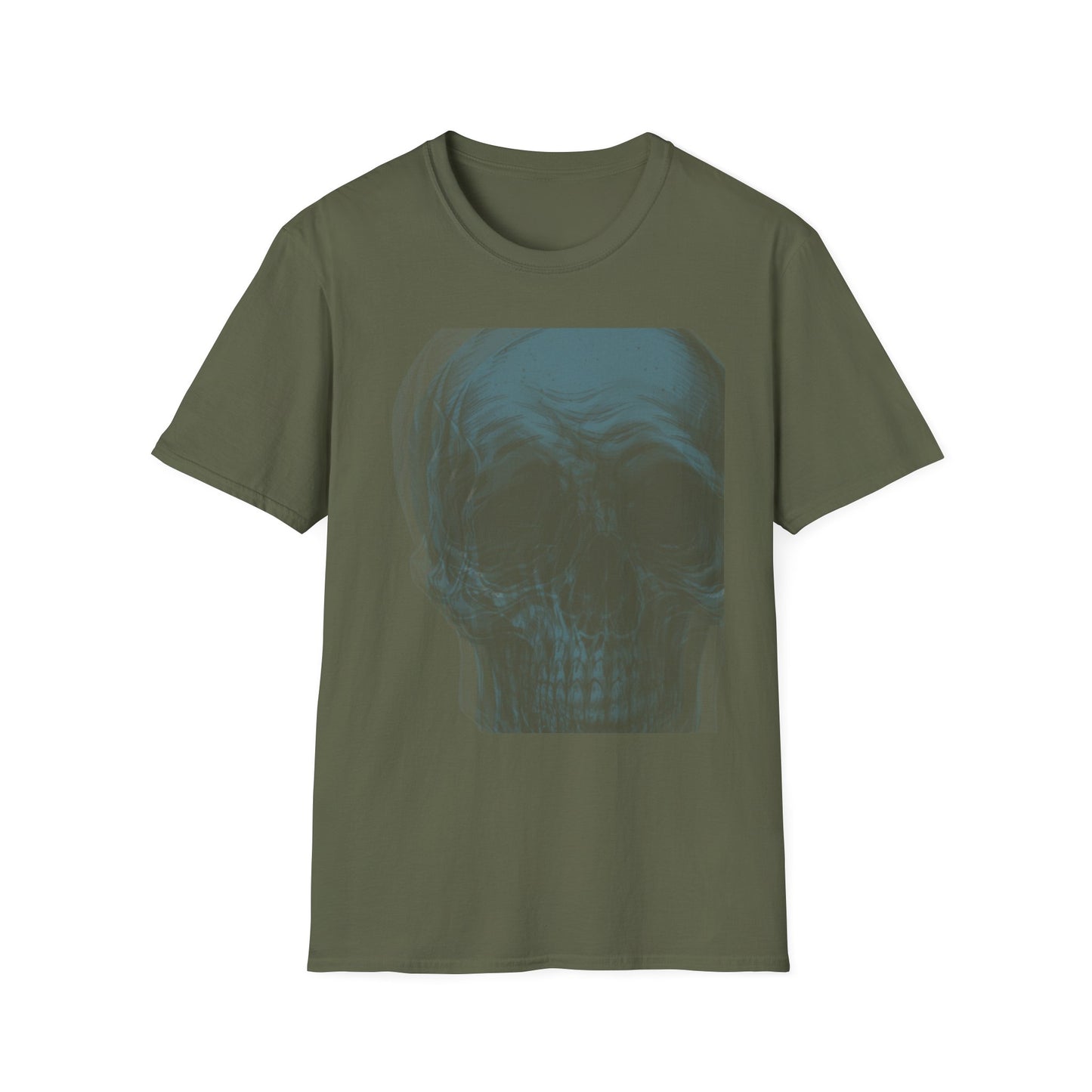 Skelly Goth Skull Graphic Unisex Softstyle T-Shirt
