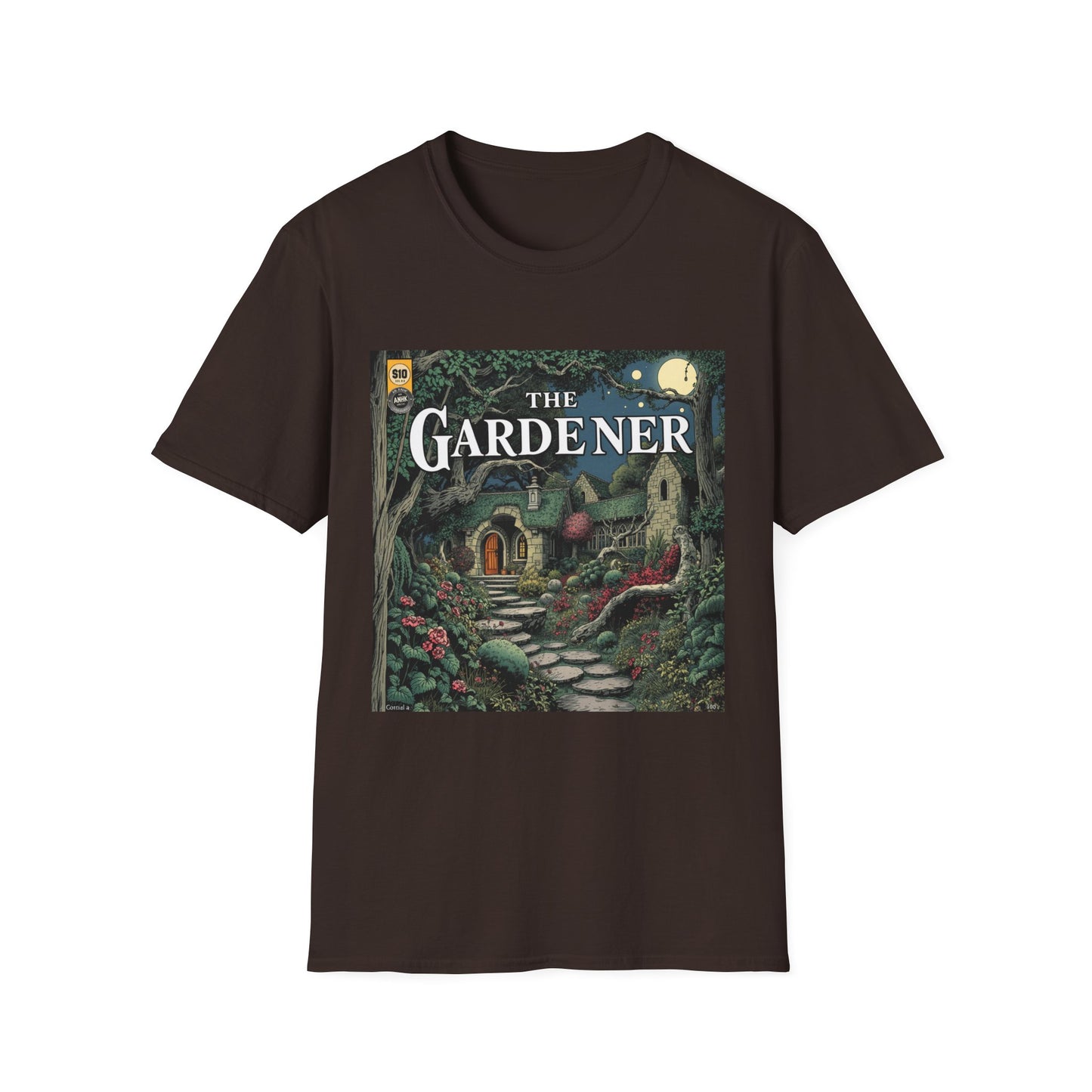 Vintage Comic Cover 'The Gardener' Unisex Softstyle T-Shirt