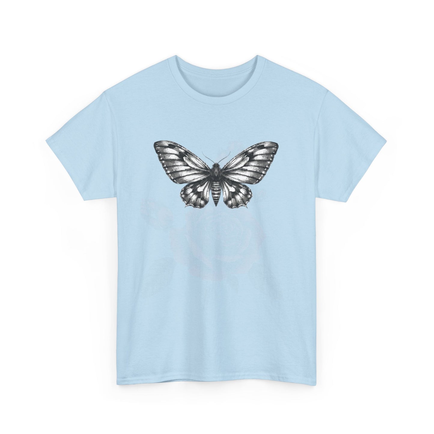 Gothic Y2k Butterfly Graphic Unisex Heavy Cotton Tee