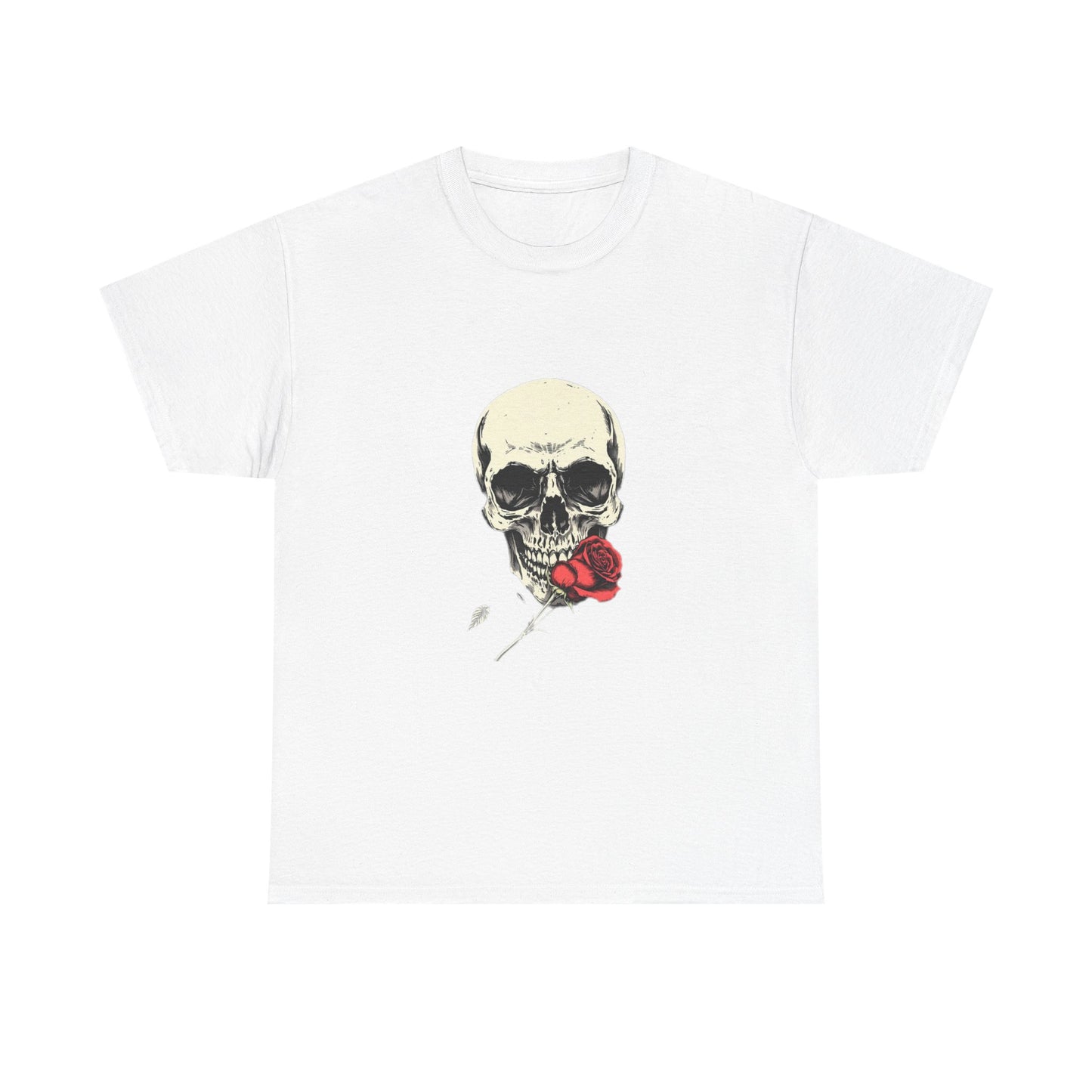 Gothic Y2k Skull Rose Unisex Tee