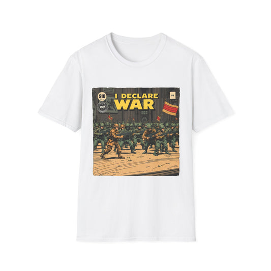 Vintage Comic Cover 'I Declare War' Graphic T-Shirt