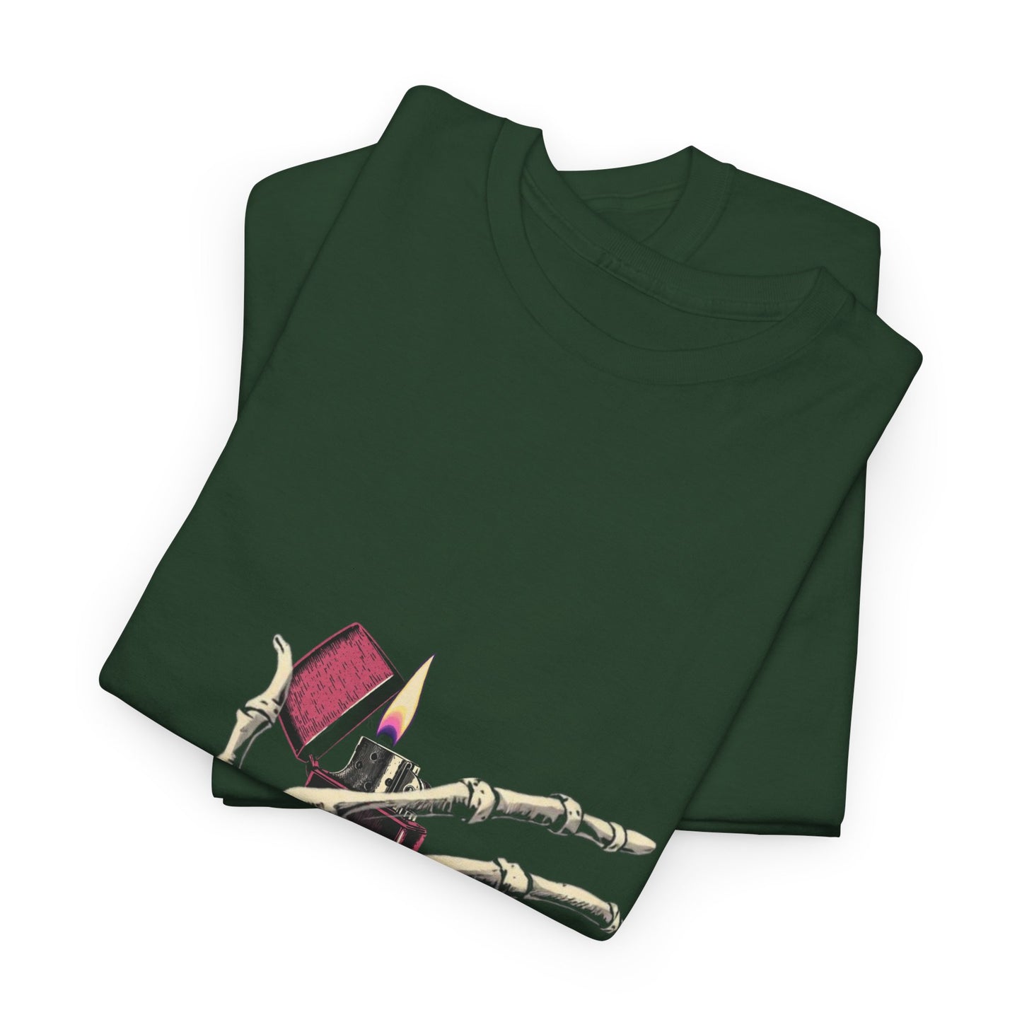 Skelly Goth Lighter Heavy Cotton Tee