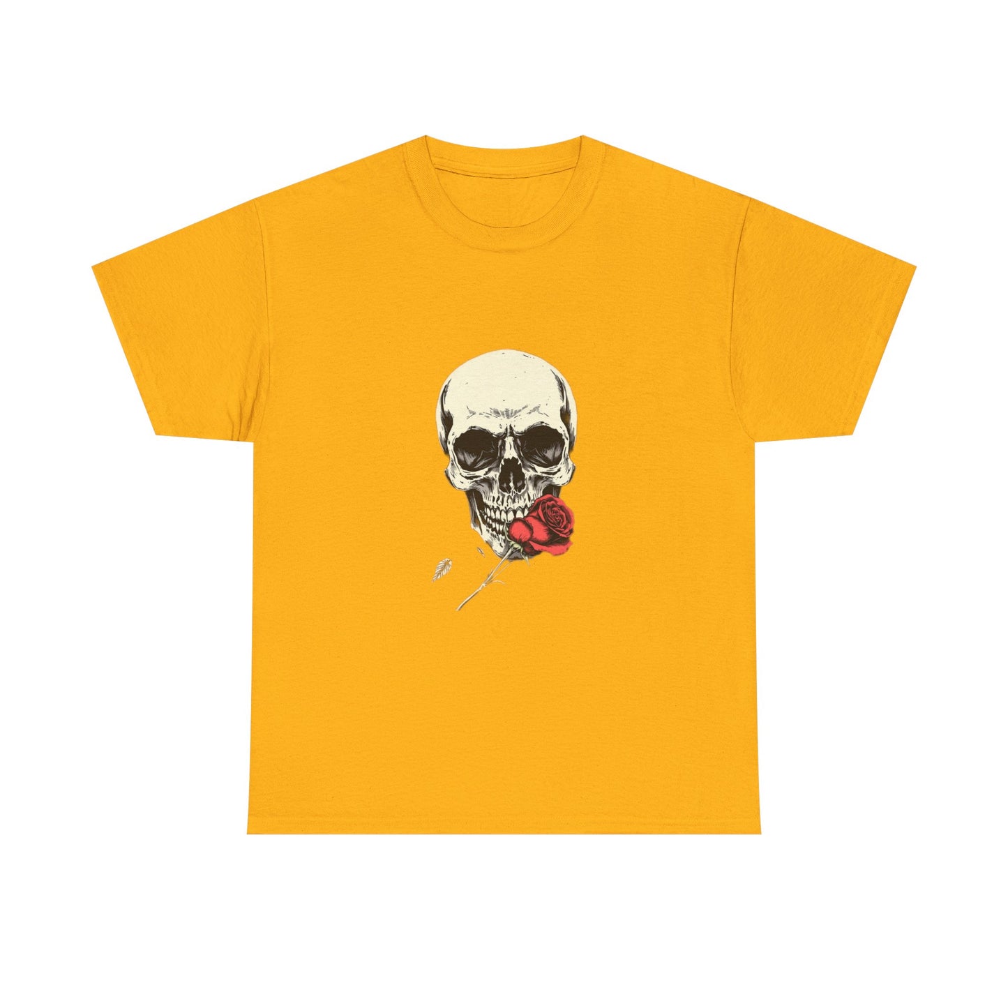 Gothic Y2k Skull Rose Unisex Tee