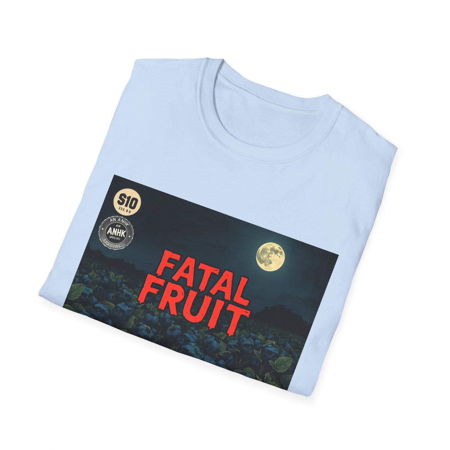 Vintage Comic Cover 'Fatal Fruit' Unisex Softstyle T-Shirt