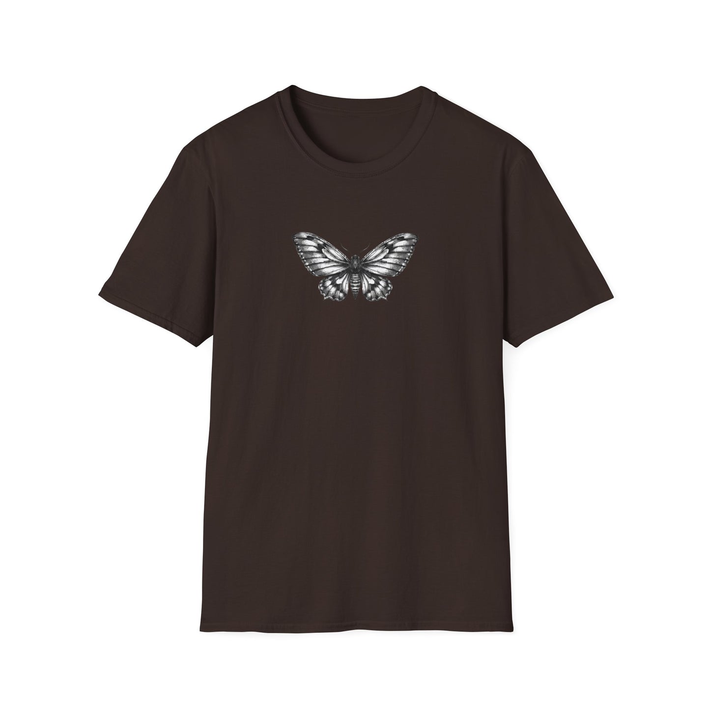 Gothic Y2k Moth Unisex Softstyle T-Shirt