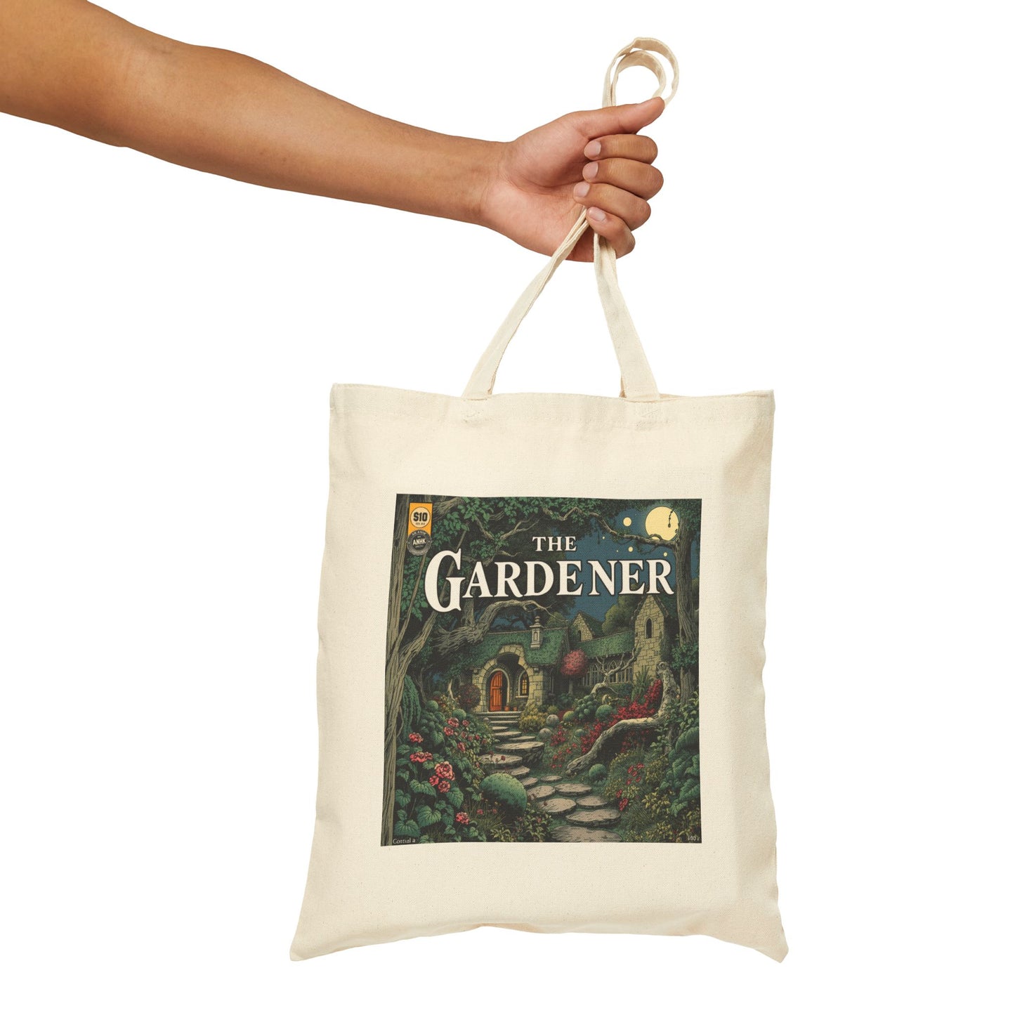 The Gardener Cotton Canvas Tote Bag