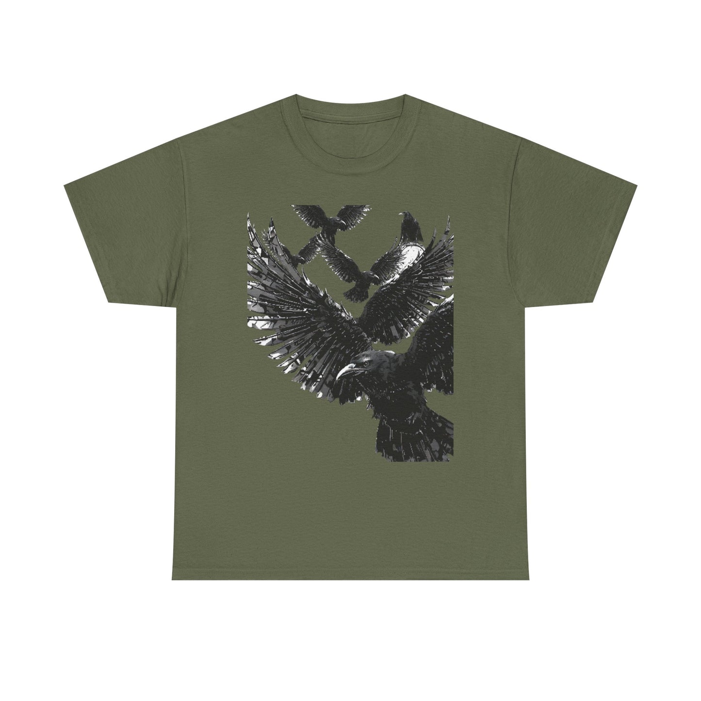 Gothic Raven Crow Graphic Tee