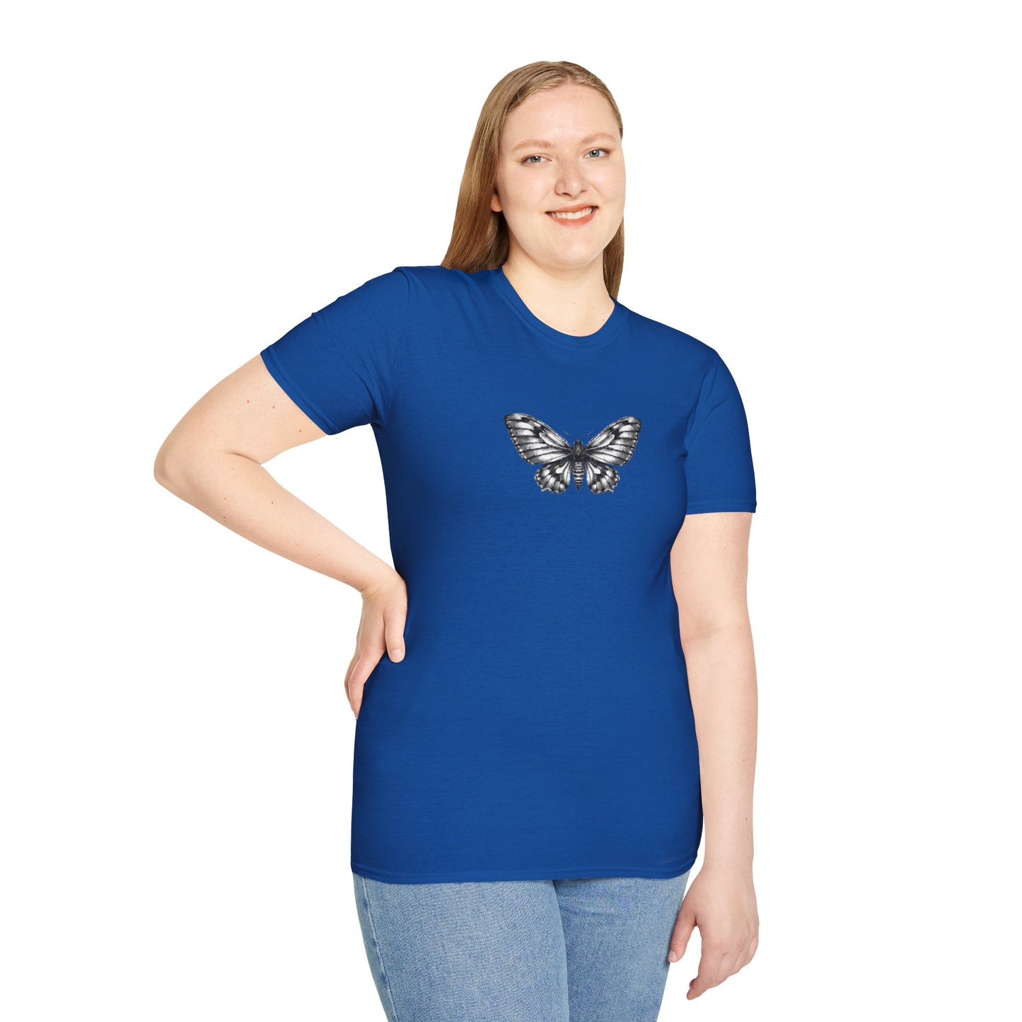 Gothic Y2k Moth Unisex Softstyle T-Shirt