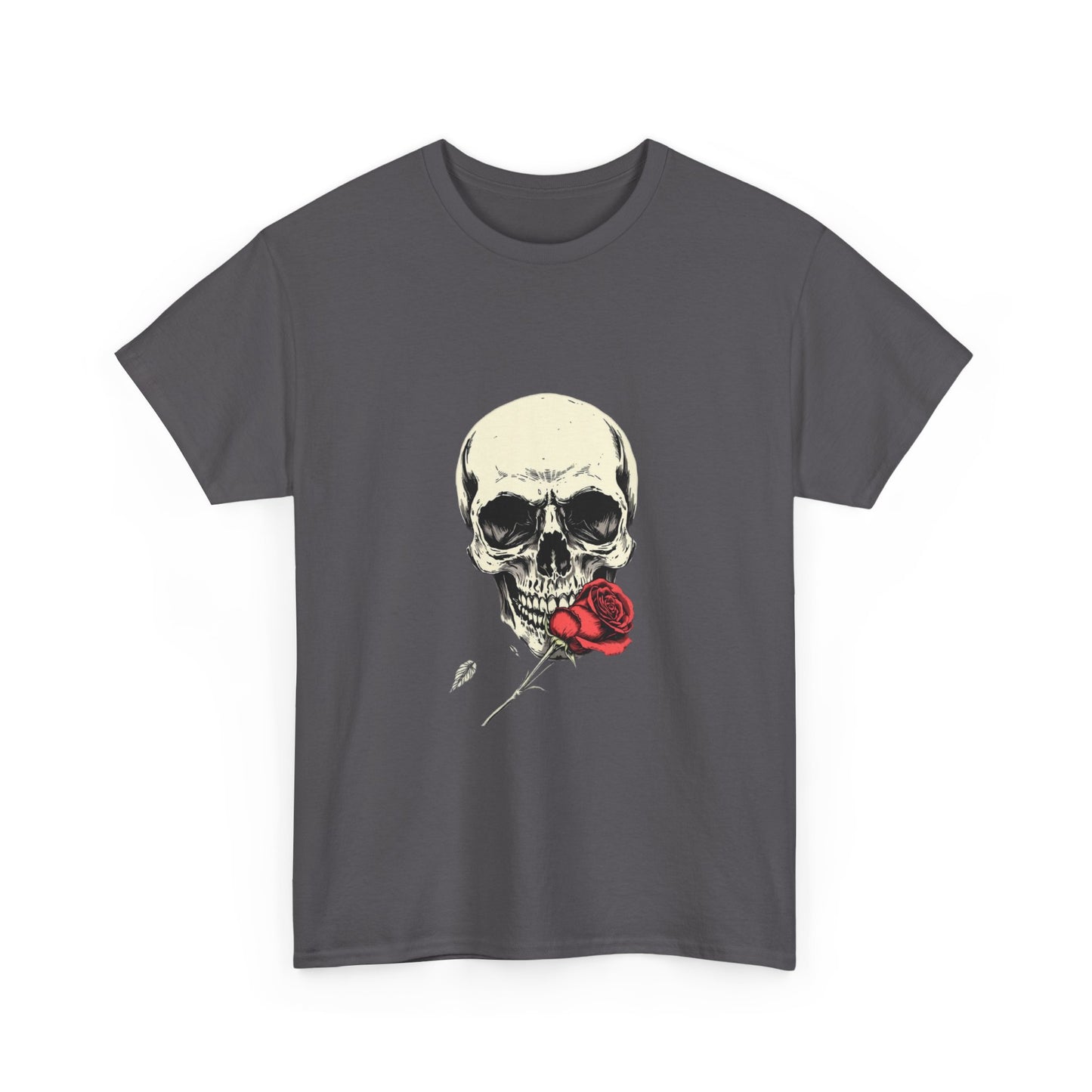 Gothic Y2k Skull Rose Unisex Tee