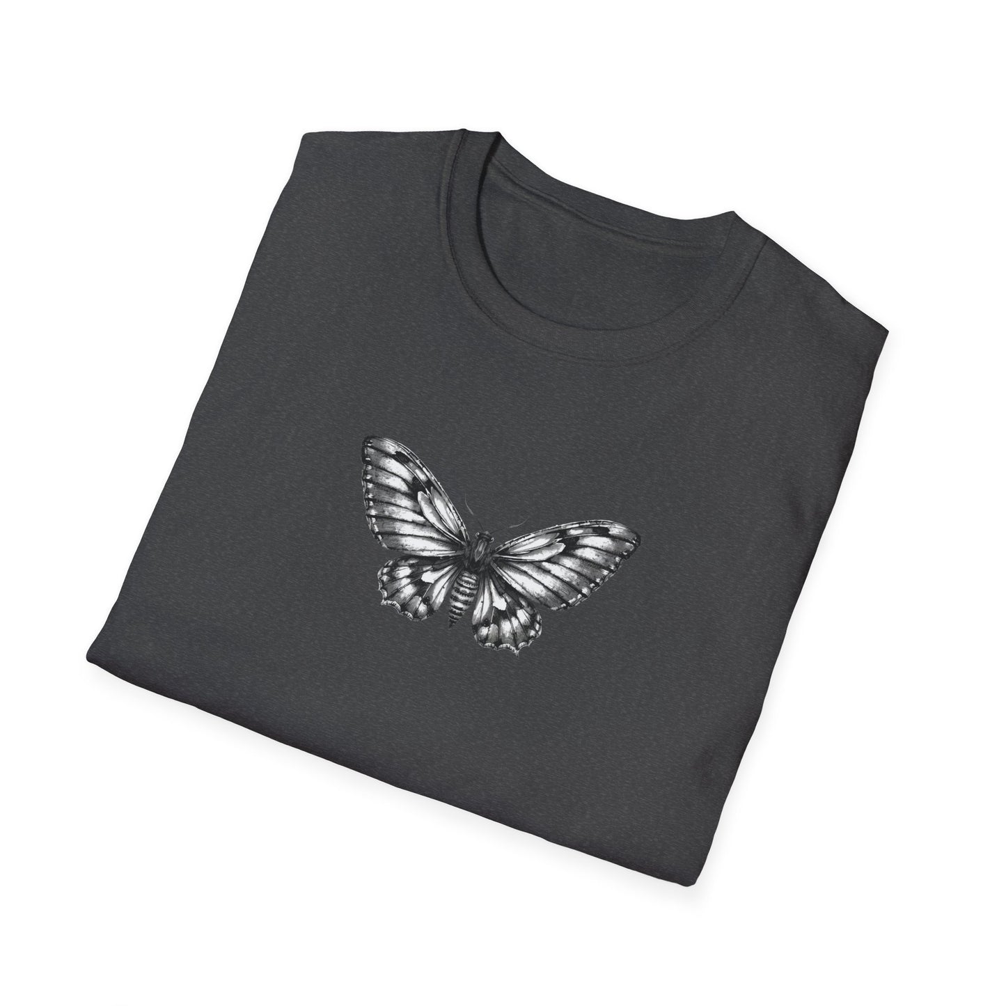 Gothic Y2k Moth Unisex Softstyle T-Shirt