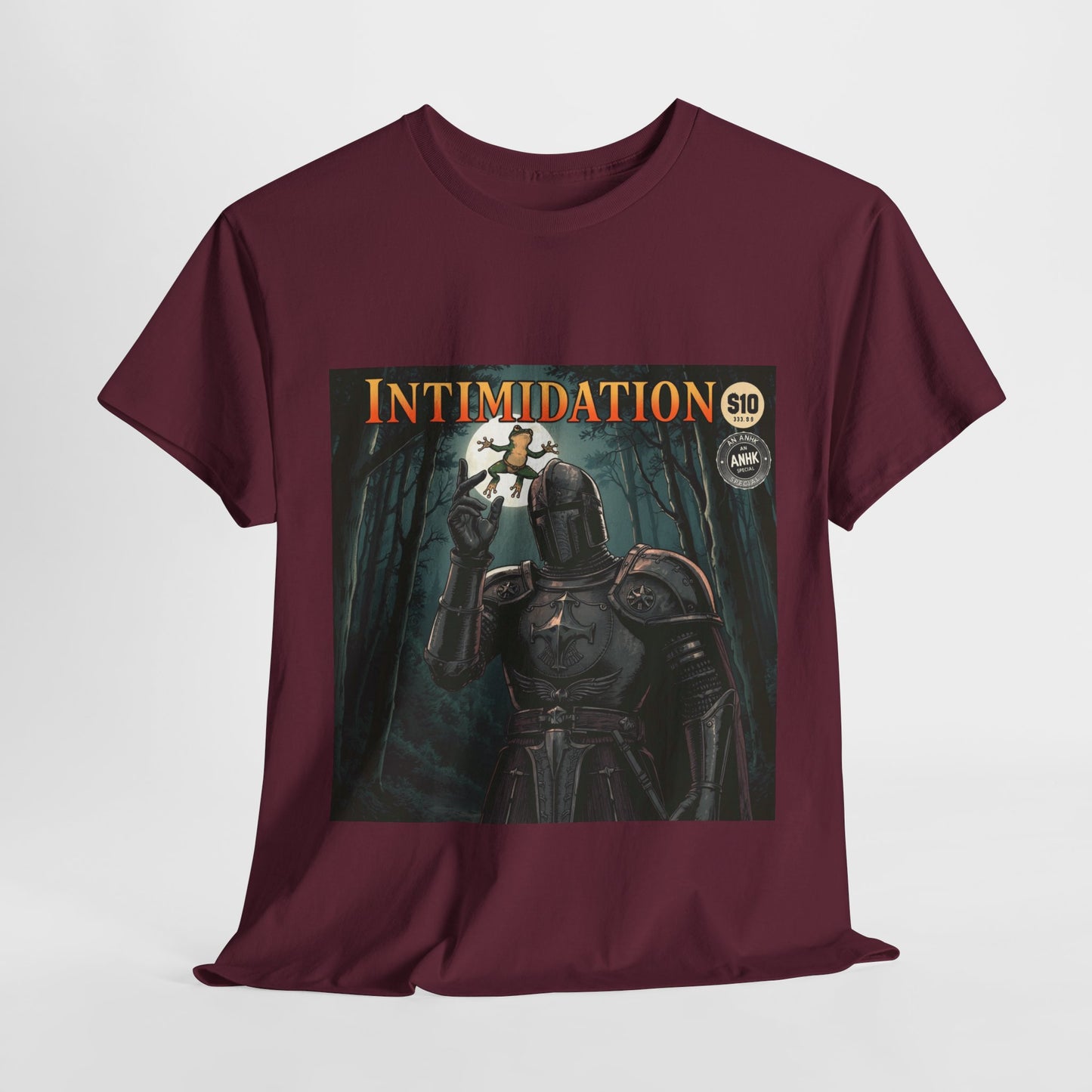 Vintage Comic Cover Intimidation Unisex Heavy Cotton Tee