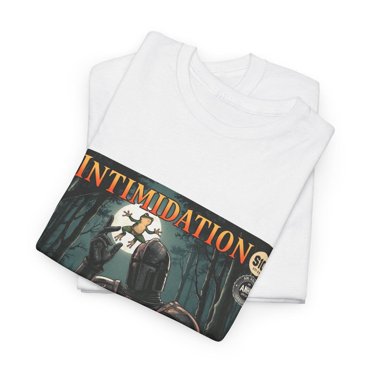 Vintage Comic Cover Intimidation Unisex Heavy Cotton Tee