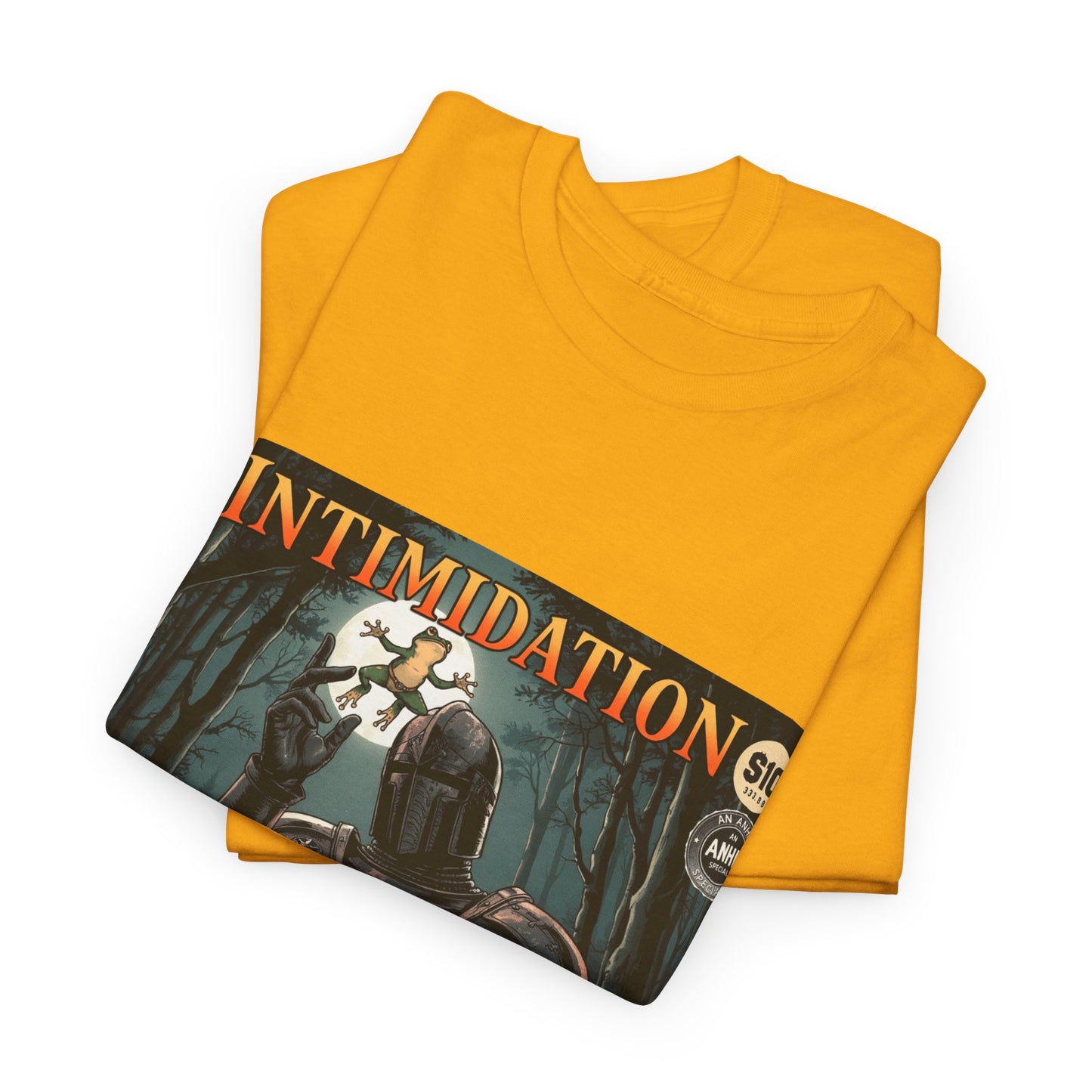 Vintage Comic Cover Intimidation Unisex Heavy Cotton Tee