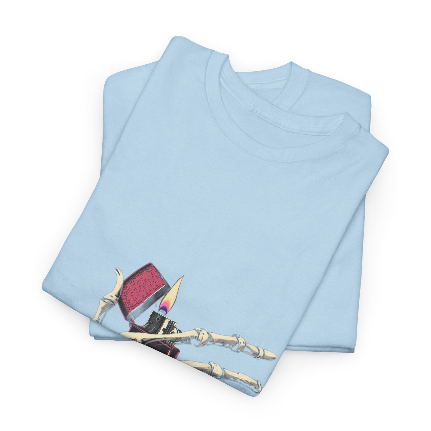 Skelly Goth Lighter Heavy Cotton Tee