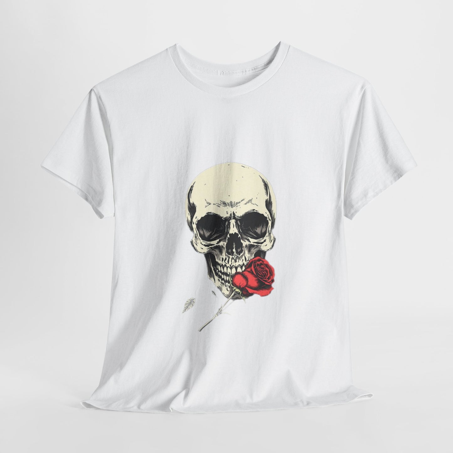 Gothic Y2k Skull Rose Unisex Tee