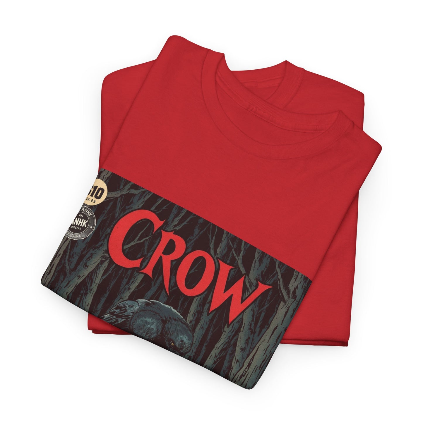 Vintage Comic Cover Crow Graphic Tee