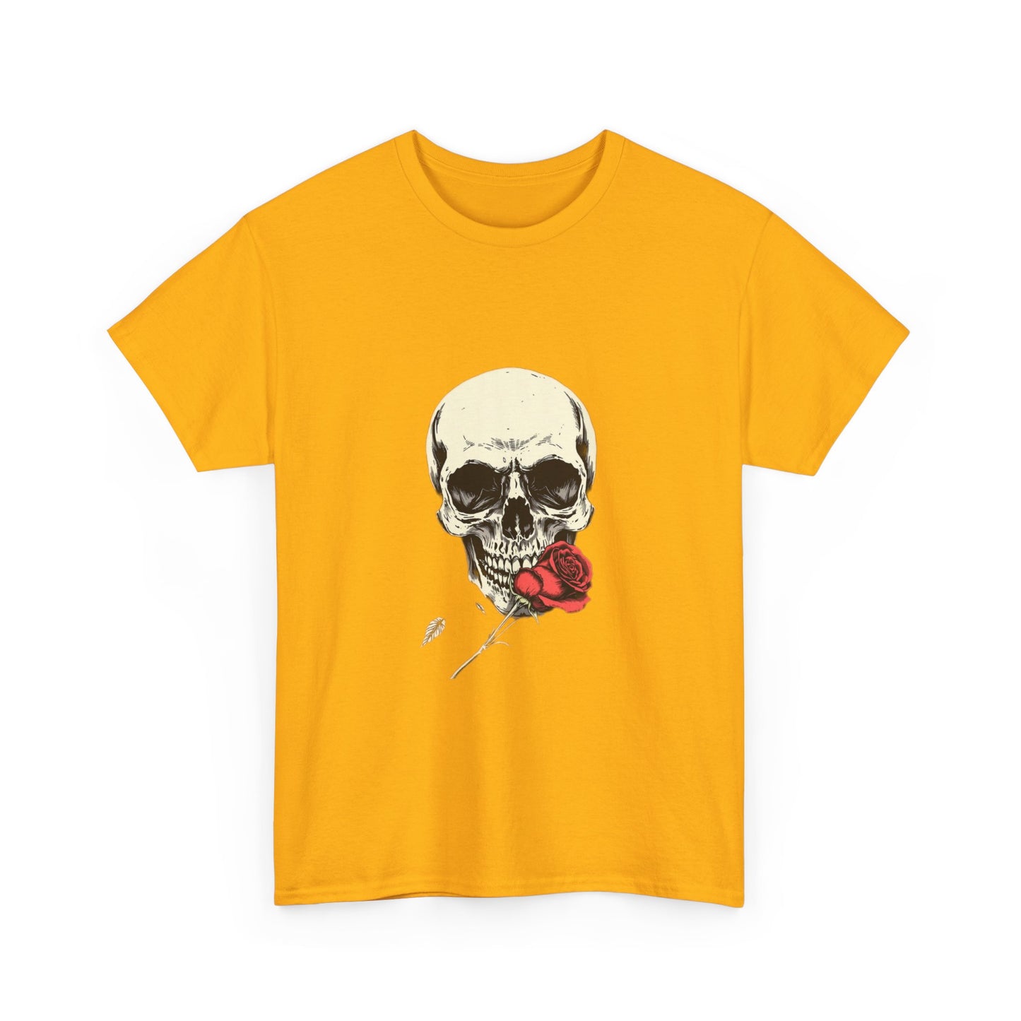 Gothic Y2k Skull Rose Unisex Tee