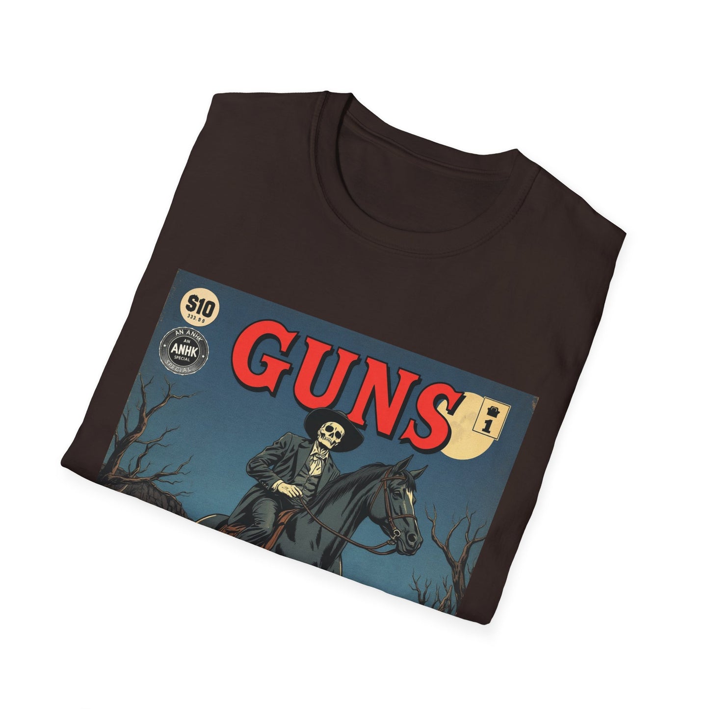 Vintage Comic Cover 'Guns' Graphic Tee