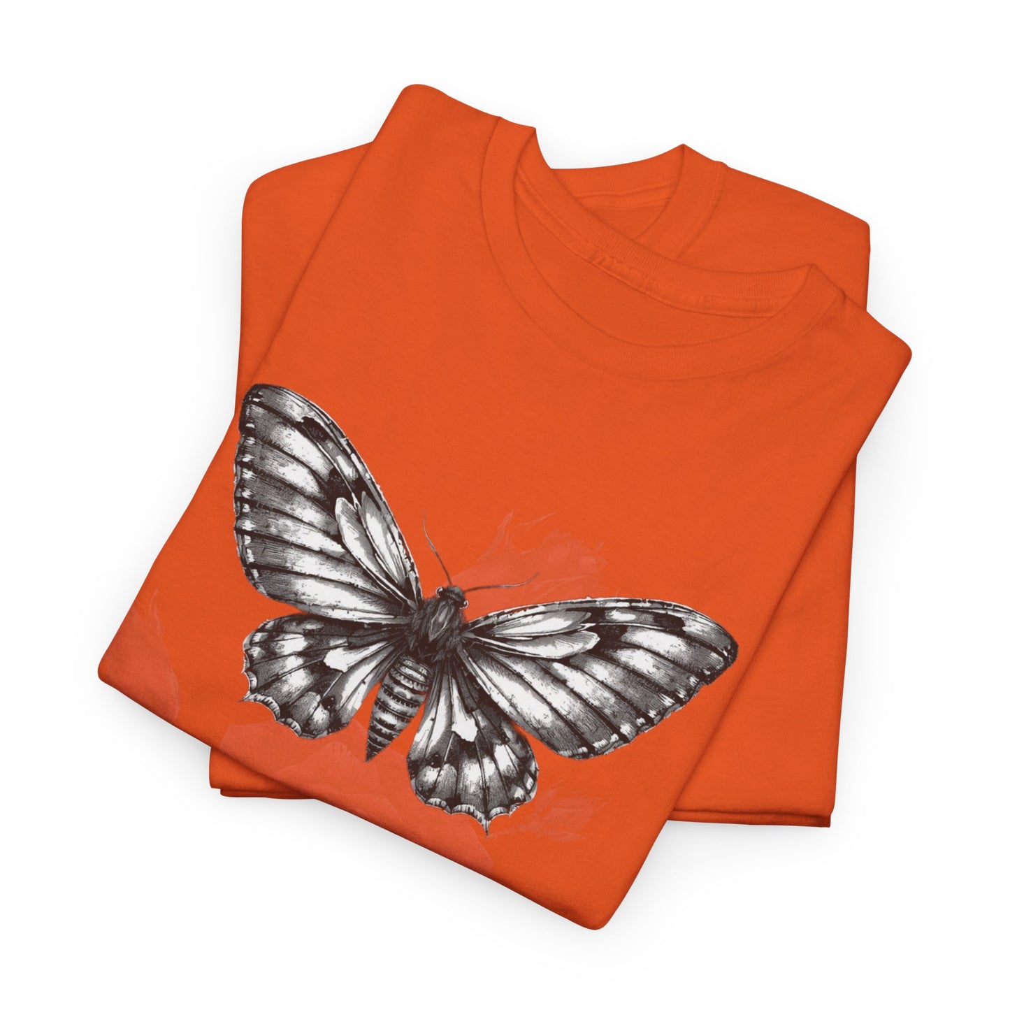 Gothic Y2k Butterfly Graphic Unisex Heavy Cotton Tee