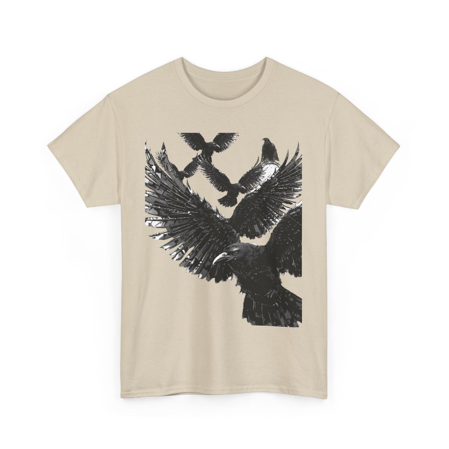 Gothic Raven Crow Graphic Tee