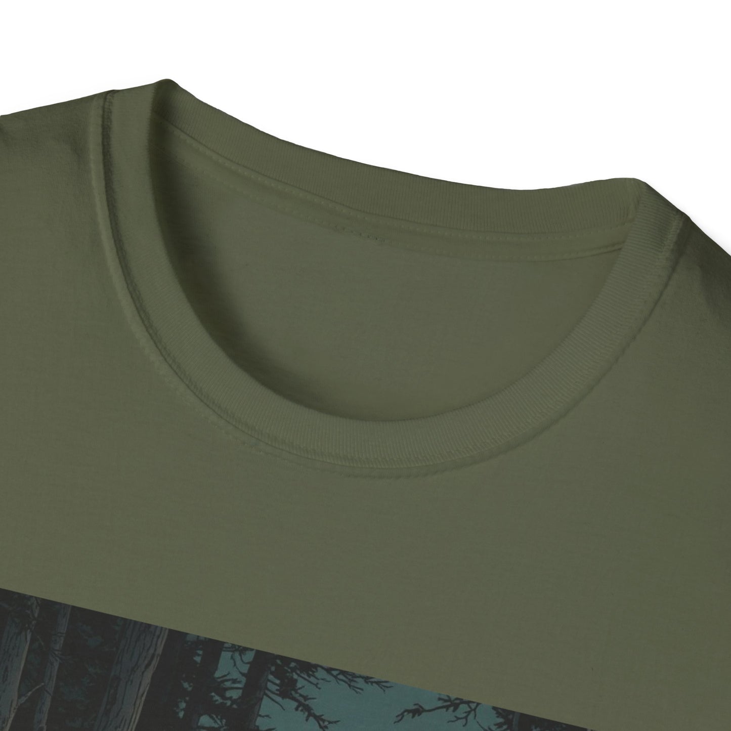 Vintage Comic Cover Knight And Racoon Moonlit Campfire Unisex T-Shirt