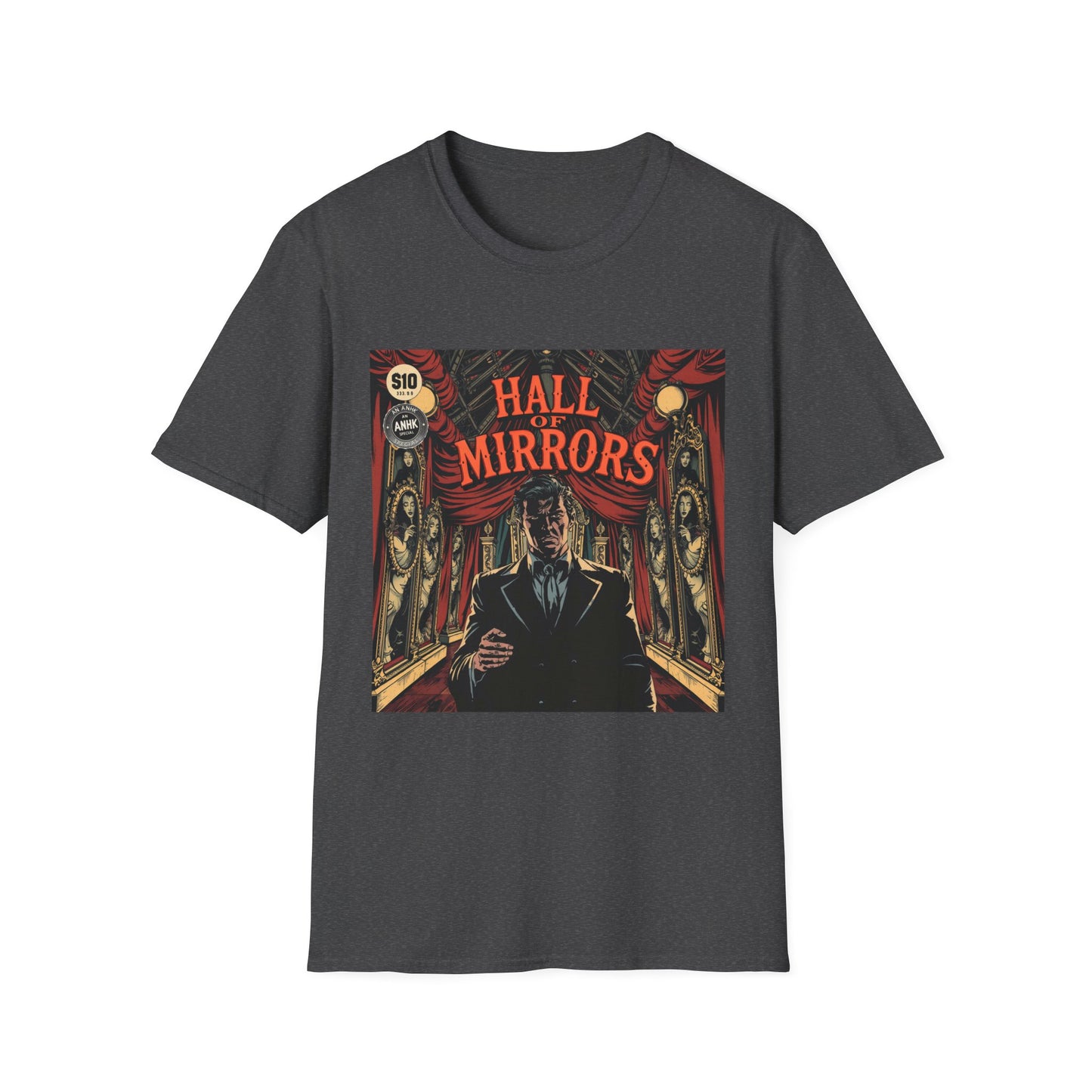 Vintage Comic Cover 'Hall of Mirrors' T-Shirt