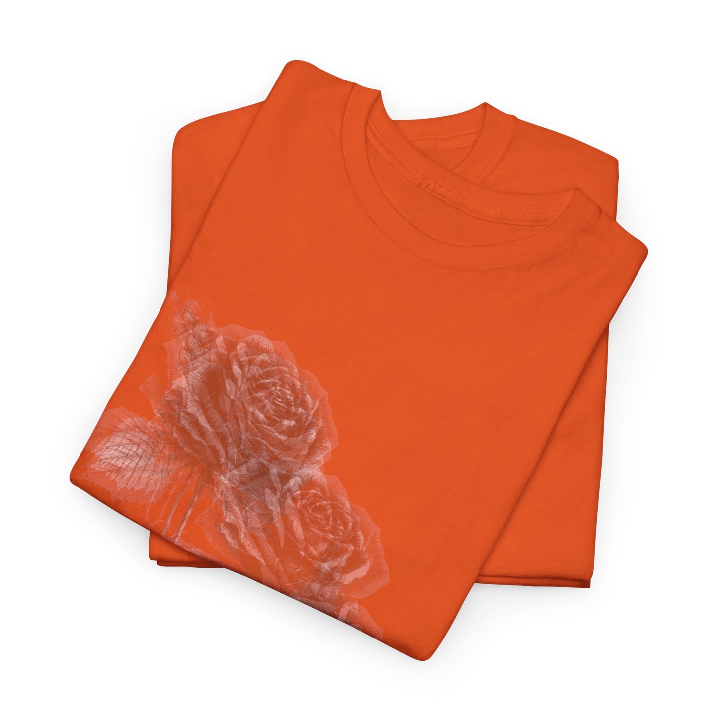 Y2k Gothic Faded Rose Unisex Heavy Cotton Tee