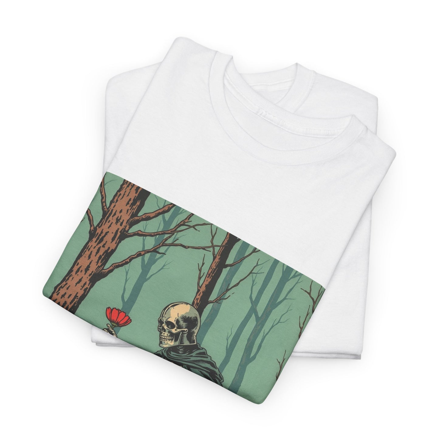 Skeleton in the Woods Unisex Heavy Cotton T-Shirt