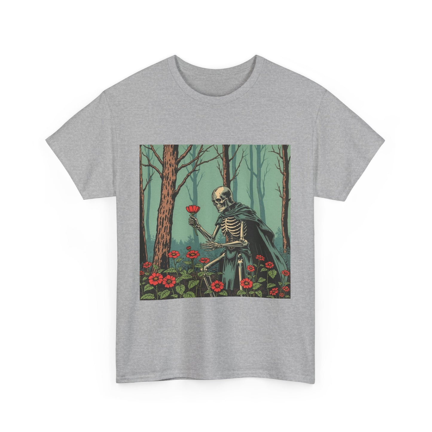 Skeleton in the Woods Unisex Heavy Cotton T-Shirt