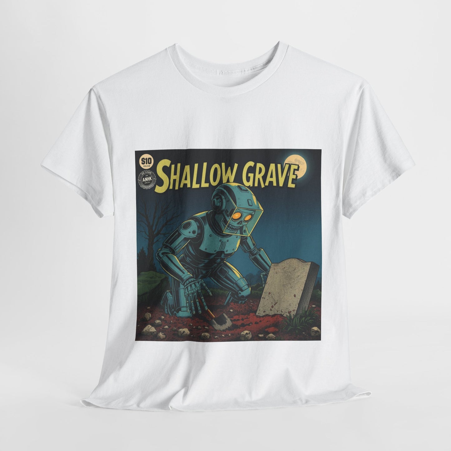 Vintage Comic Cover Retro Robot Graphic Tee